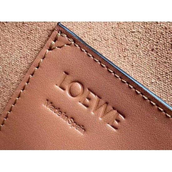 Loewe Piccolo Balloon Bucket Borsa Replica Cammello vitello qualità specchio Replica Perfette Loewe Piccolo Balloon Bucket Borsa 1:1 Cammello vitello imitazioni