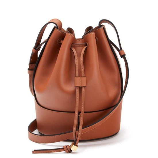 Loewe Piccolo Balloon Bucket Borsa Replica Cammello vitello qualità specchio Replica Perfette Loewe Piccolo Balloon Bucket Borsa 1:1 Cammello vitello imitazioni