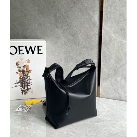 Loewe Cubi Piccolo Replica Perfetta Nero Vitello e Jacquard qualità specchio Replica Perfette Loewe Cubi Piccolo Perfetta Nero Vitello e Jacquard imitazioni