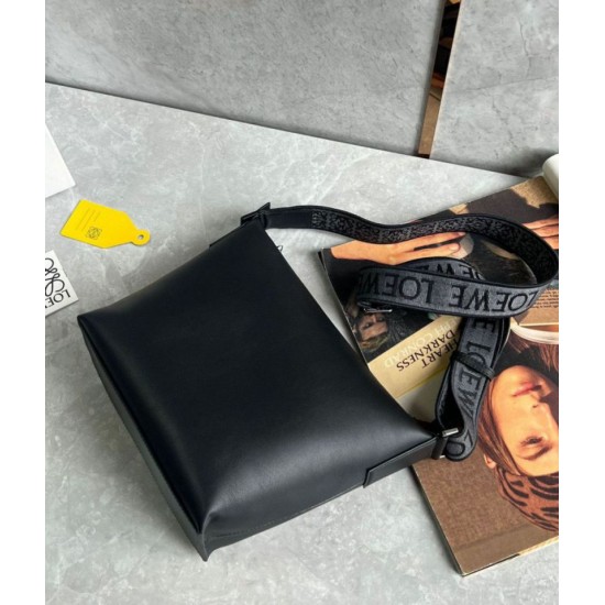 Loewe Cubi Piccolo Replica Perfetta Nero Vitello e Jacquard qualità specchio Replica Perfette Loewe Cubi Piccolo Perfetta Nero Vitello e Jacquard imitazioni