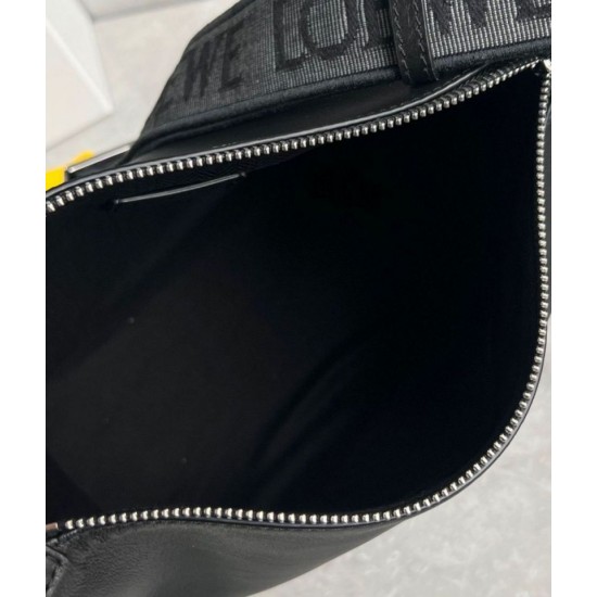Loewe Cubi Piccolo Replica Perfetta Nero Vitello e Jacquard qualità specchio Replica Perfette Loewe Cubi Piccolo Perfetta Nero Vitello e Jacquard imitazioni