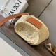 Loewe Drawstring Bucket Borse Firmate Replica Foglia di palma e vitello marrone qualità specchio Replica Perfette Loewe Drawstring Bucket Borse Firmate Foglia di palma e vitello marrone imitazioni