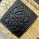 Loewe Drawstring Bucket Borse Imitazioni Palm Leaf e vitello nera Replica Replica Perfette Loewe Drawstring Bucket Borse Imitazioni Palm Leaf e vitello nera imitazioni