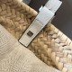 Loewe Drawstring Bucket Borsa Palm Leaf e vitello bianca Replica Replica Perfette Loewe Drawstring Bucket Borsa Palm Leaf e vitello bianca imitazioni
