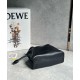 Loewe Mini Flamenco Clutch Borse Firmate Replica Nero Nappa Vitello qualità specchio Replica Perfette Loewe Mini Flamenco Clutch Borse Firmate Nero Nappa Vitello imitazioni