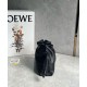 Loewe Mini Flamenco Clutch Borse Firmate Replica Nero Nappa Vitello qualità specchio Replica Perfette Loewe Mini Flamenco Clutch Borse Firmate Nero Nappa Vitello imitazioni