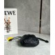 Loewe Mini Flamenco Purse Borse Replica Nero Nappa Agnello qualità specchio Replica Perfette Loewe Mini Flamenco Purse Borse Nero Nappa Agnello imitazioni