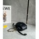 Loewe Mini Flamenco Purse Borse Replica Nero Nappa Agnello qualità specchio Replica Perfette Loewe Mini Flamenco Purse Borse Nero Nappa Agnello imitazioni