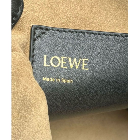 Loewe Flamenco Purse Bucket Borsa Nero Nappa Agnello Replica Replica Perfette Loewe Flamenco Purse Bucket Borsa Nero Nappa Agnello imitazioni