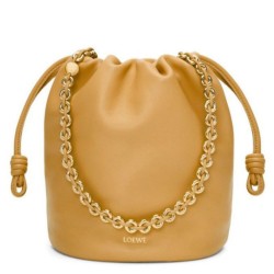 Loewe Flamenco Purse Bucket Borse Sahara Nappa Agnello