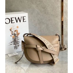 Loewe Gate Piccolo Borsa Sabbia Vitello e Jacquard Loewe Gate Piccolo Borsa Sabbia Vitello e Jacquard
