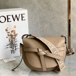 Loewe Gate Piccolo Borsa Sabbia Vitello e Jacquard Replica Replica Perfette Loewe Gate Piccolo Borsa Sabbia Vitello e Jacquard imitazioni