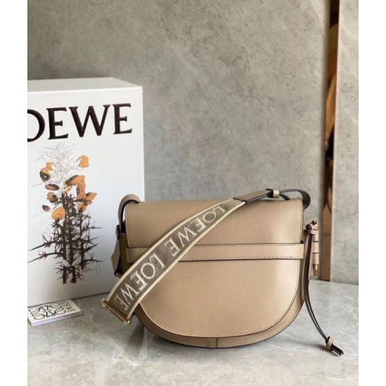 Loewe Gate Piccolo Borsa Sabbia Vitello e Jacquard Replica Replica Perfette Loewe Gate Piccolo Borsa Sabbia Vitello e Jacquard imitazioni