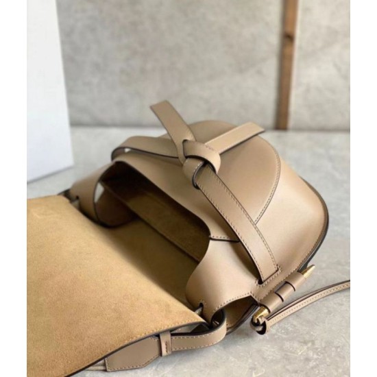 Loewe Gate Piccolo Borsa Sabbia Vitello e Jacquard Replica Replica Perfette Loewe Gate Piccolo Borsa Sabbia Vitello e Jacquard imitazioni