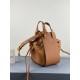 Loewe Mini Hammock Drawstring Borse Firmate Replica Brown qualità specchio Replica Perfette Loewe Mini Hammock Drawstring Borse Firmate Brown imitazioni