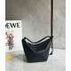 Replica Perfette Loewe Mini Hammock Hobo Borsa Nero Vitello imitazioni