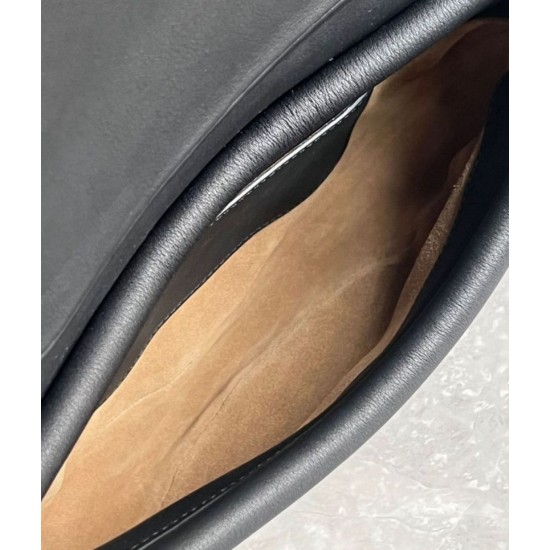 Loewe Paseo Satchel Borse Replica Nero Nappa qualità specchio Replica Perfette Loewe Paseo Satchel Borse Nero Nappa imitazioni