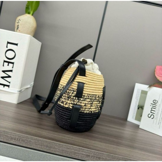 Loewe x Paula's Ibiza Raffia Beehive Degrade Basket Borsa Replica Replica Perfette Loewe x Paula's Ibiza Raffia Beehive Degrade Basket Borsa imitazioni