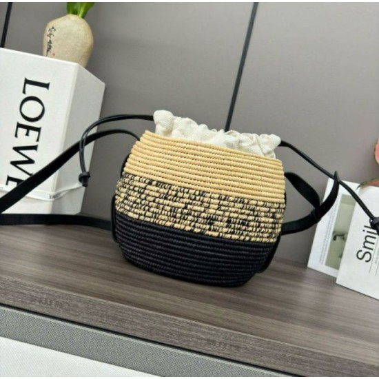 Loewe x Paula's Ibiza Raffia Beehive Degrade Basket Borsa Replica Replica Perfette Loewe x Paula's Ibiza Raffia Beehive Degrade Basket Borsa imitazioni