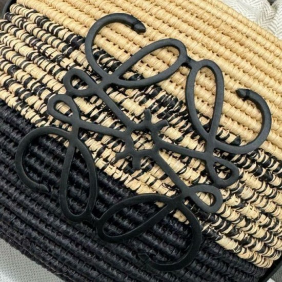 Loewe x Paula's Ibiza Raffia Beehive Degrade Basket Borsa Replica Replica Perfette Loewe x Paula's Ibiza Raffia Beehive Degrade Basket Borsa imitazioni