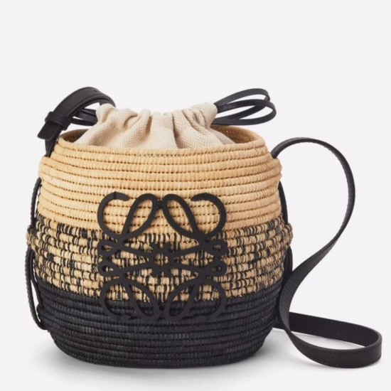 Loewe x Paula's Ibiza Raffia Beehive Degrade Basket Borsa Replica Replica Perfette Loewe x Paula's Ibiza Raffia Beehive Degrade Basket Borsa imitazioni