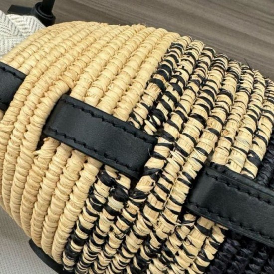Loewe x Paula's Ibiza Raffia Beehive Degrade Basket Borsa Replica Replica Perfette Loewe x Paula's Ibiza Raffia Beehive Degrade Basket Borsa imitazioni
