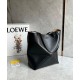 Loewe Puzzle Medium Fold Tote replica Nero Vitello qualità specchio Replica Perfette Loewe Puzzle Medium Fold Tote Nero Vitello imitazioni
