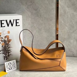 Loewe Puzzle Hobo Borsa Brown Nappa Calfskin Replica Replica Perfette Loewe Puzzle Hobo Borsa Brown Nappa Calfskin imitazioni