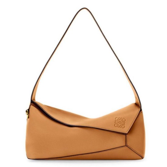 Loewe Puzzle Hobo Borsa Brown Nappa Calfskin Replica Replica Perfette Loewe Puzzle Hobo Borsa Brown Nappa Calfskin imitazioni