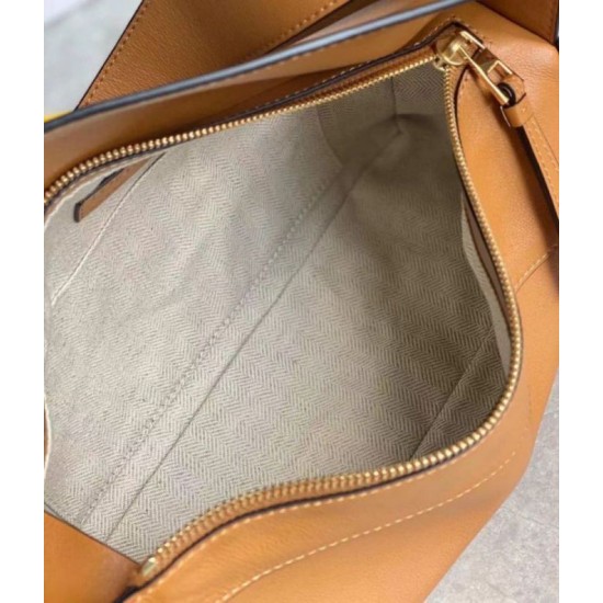 Loewe Puzzle Hobo Borsa Brown Nappa Calfskin Replica Replica Perfette Loewe Puzzle Hobo Borsa Brown Nappa Calfskin imitazioni