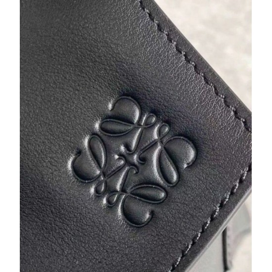 Replica Perfette Loewe Puzzle Hobo Borse  Nero Nappa Calfskin imitazioni