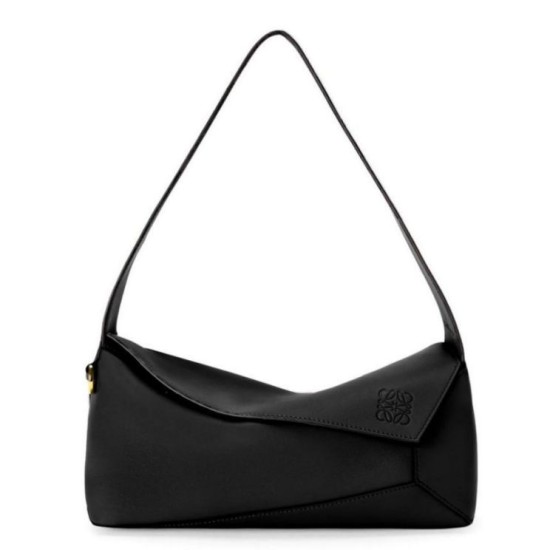 Replica Perfette Loewe Puzzle Hobo Borse  Nero Nappa Calfskin imitazioni
