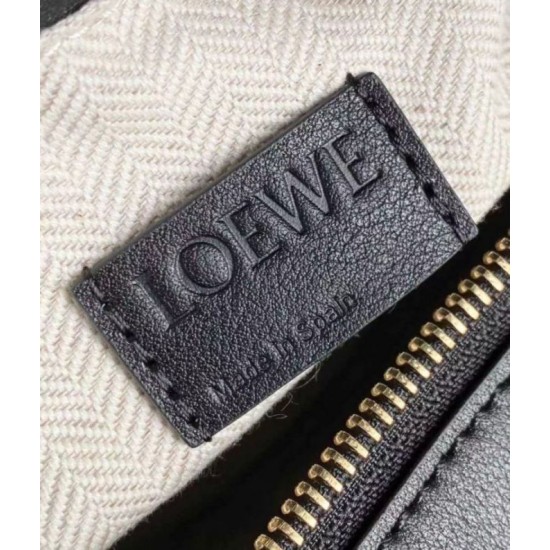 Replica Perfette Loewe Puzzle Hobo Borse  Nero Nappa Calfskin imitazioni