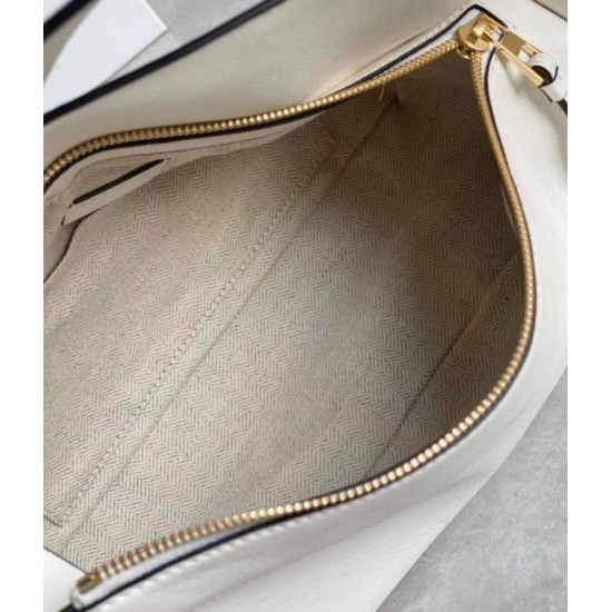 Borse Replica Hobo Puzzle Loewe vitello nappa bianca qualità specchio Replica Perfette Borse Hobo Puzzle Loewe vitello nappa bianca imitazioni
