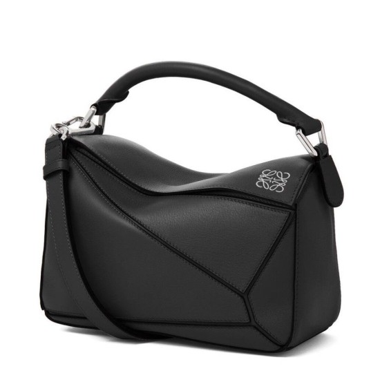 Loewe Piccolo Puzzle Borsa Nero Vitello Replica Replica Perfette Loewe Piccolo Puzzle Borsa Nero Vitello imitazioni