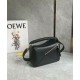Loewe Puzzle Piccolo replica Nero Vitello con Manico Intrecciato qualità specchio Replica Perfette Loewe Puzzle Piccolo Nero Vitello con Manico Intrecciato imitazioni