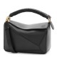 Loewe Puzzle Piccolo replica Nero Vitello con Manico Intrecciato qualità specchio Replica Perfette Loewe Puzzle Piccolo Nero Vitello con Manico Intrecciato imitazioni