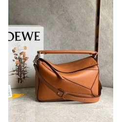 Loewe Puzzle Medium Borse Brown Classic Calfskin Loewe Puzzle Medium Borse Brown Classic Calfskin