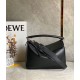 Loewe Puzzle Medium Borsa Replica Nero Classico Vitello qualità specchio Replica Perfette Loewe Puzzle Medium Borsa 1:1 Nero Classico Vitello imitazioni