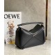 Loewe Puzzle Medium Borsa Replica Nero Classico Vitello qualità specchio Replica Perfette Loewe Puzzle Medium Borsa 1:1 Nero Classico Vitello imitazioni