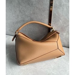 Loewe Puzzle Medium Borse Toffee Grained Calfskin