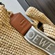 Loewe Slit Tote replica Raffia e Vitello qualità specchio Replica Perfette Loewe Slit Tote Raffia e Vitello imitazioni