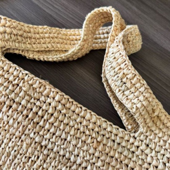 Loewe Slit Tote replica Raffia e Vitello qualità specchio Replica Perfette Loewe Slit Tote Raffia e Vitello imitazioni