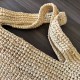 Loewe Slit Tote replica Raffia e Vitello qualità specchio Replica Perfette Loewe Slit Tote Raffia e Vitello imitazioni