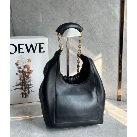 Loewe Piccolo Squeeze Borsa Nero Nappa Agnello Replica Replica Perfette Loewe Piccolo Squeeze Borsa Nero Nappa Agnello imitazioni