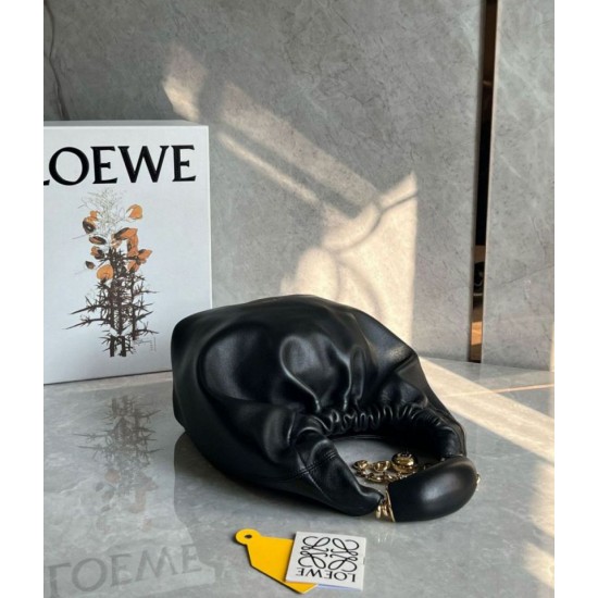Loewe Piccolo Squeeze Borsa Nero Nappa Agnello Replica Replica Perfette Loewe Piccolo Squeeze Borsa Nero Nappa Agnello imitazioni