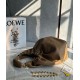 Loewe Medium Squeeze Borse Firmate Replica Marrone Nappa Agnello qualità specchio Replica Perfette Loewe Medium Squeeze Borse Firmate Marrone Nappa Agnello imitazioni