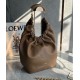 Loewe Medium Squeeze Borse Firmate Replica Marrone Nappa Agnello qualità specchio Replica Perfette Loewe Medium Squeeze Borse Firmate Marrone Nappa Agnello imitazioni