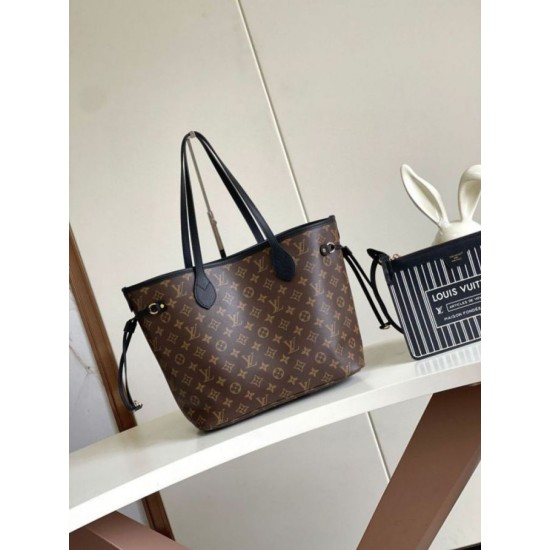 Riproduzione Fedele Louis Vuitton Neverfull Inside Out MM Borsa e monogram M11946 imitazioni