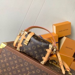 Replica LV Side Trunk PM Borse Alta Qualità tela monogram M46815 Riproduzione Fedele LV Side Trunk PM Borse Replica Alta Qualità tela monogram M46815 imitazioni